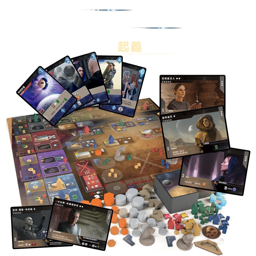 <滿千免運> 正版桌遊 沙丘：帝國 起義 Dune: Imperium - Uprising 繁體中文版-細節圖3