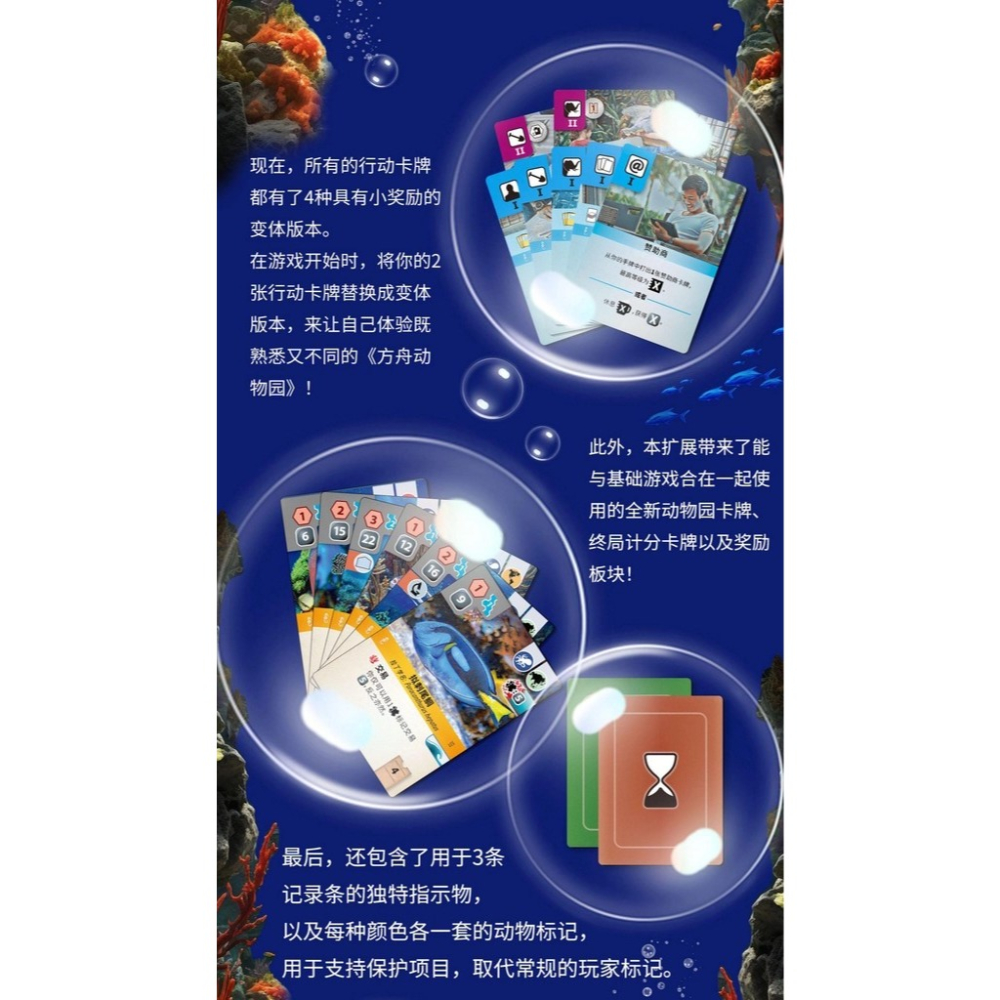 <孩子王桌遊> 正版桌遊 方舟動物園: 海洋世界 [擴充] 繁體中文版-細節圖7