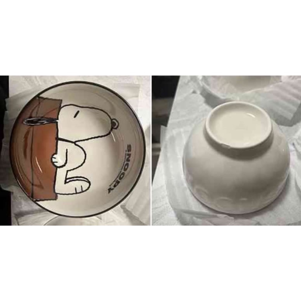 華南金 snoopy事事如意碗組 稍有破損-細節圖4