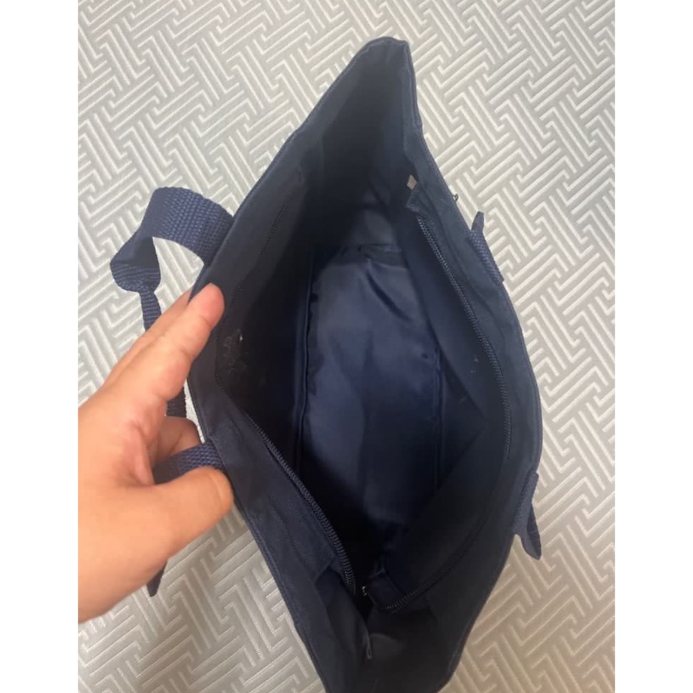 Gaspard et Lisa 手提帆布包-深藍-細節圖3