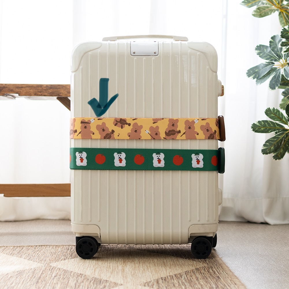 現貨｜Dinotaeng 行李綁帶_黃色-細節圖2