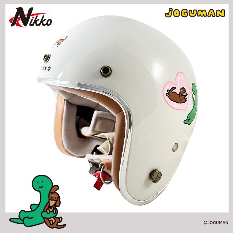 現貨｜JOGUMAN x Nikko 與你相伴款安全帽 尺寸Ｍ-細節圖3