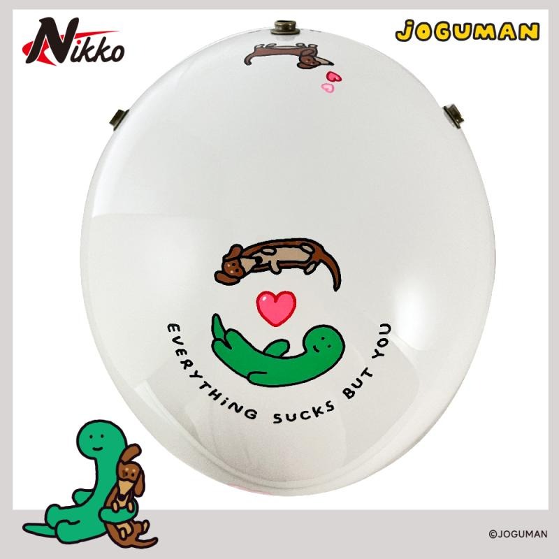 現貨｜JOGUMAN x Nikko 與你相伴款安全帽 尺寸Ｍ-細節圖5