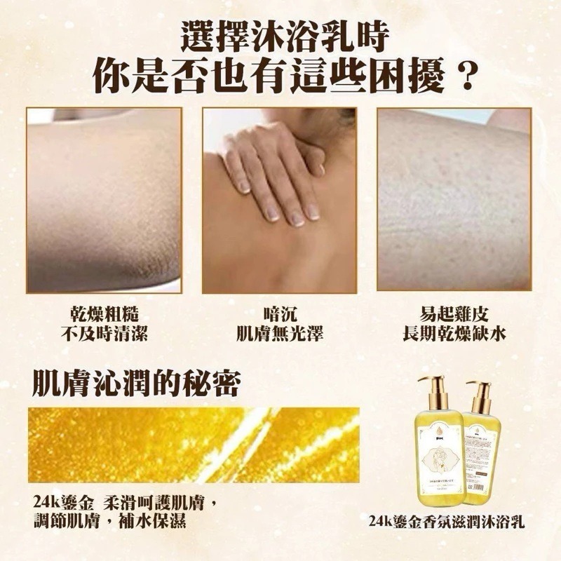 Bios 24K 鎏金香水沐浴乳 300ml 沐浴精 沐浴露 香氛沐浴-細節圖4