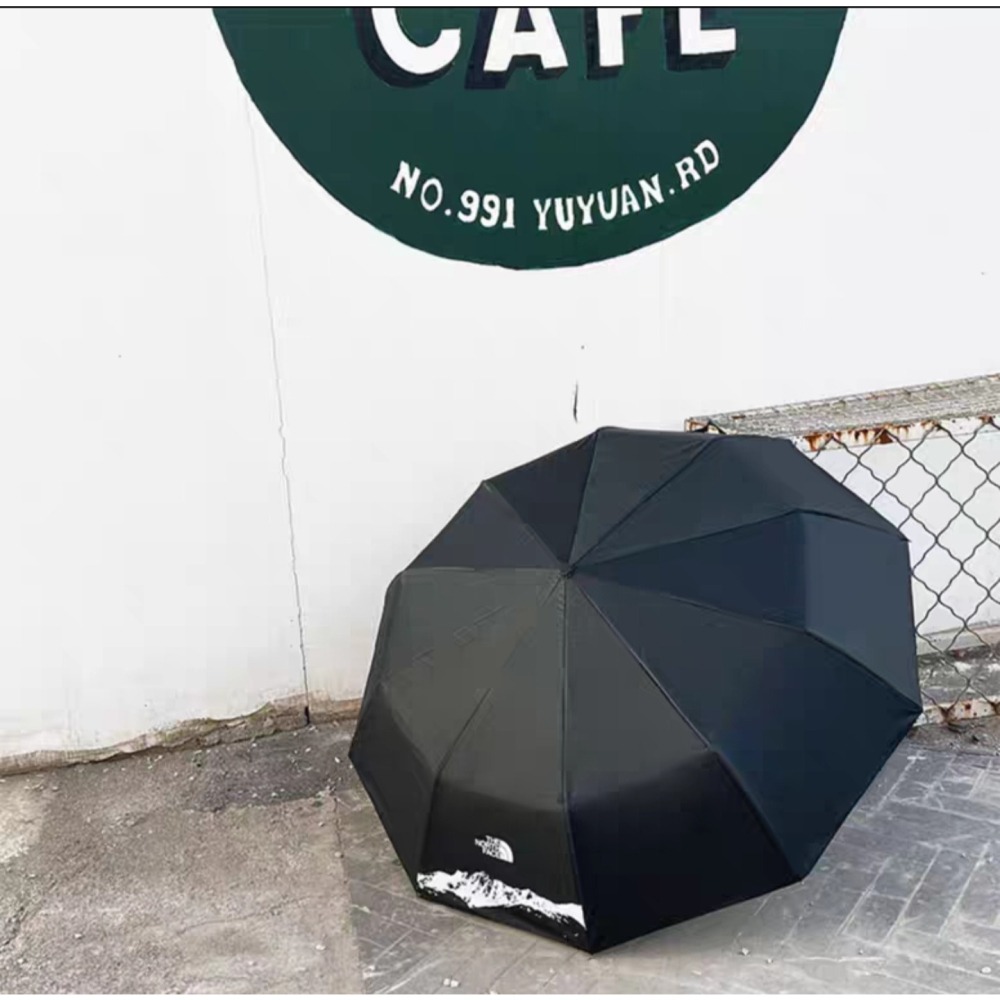 【宓羲氏美妝】潮牌 防曬 晴雨兩用自動折疊傘-細節圖5