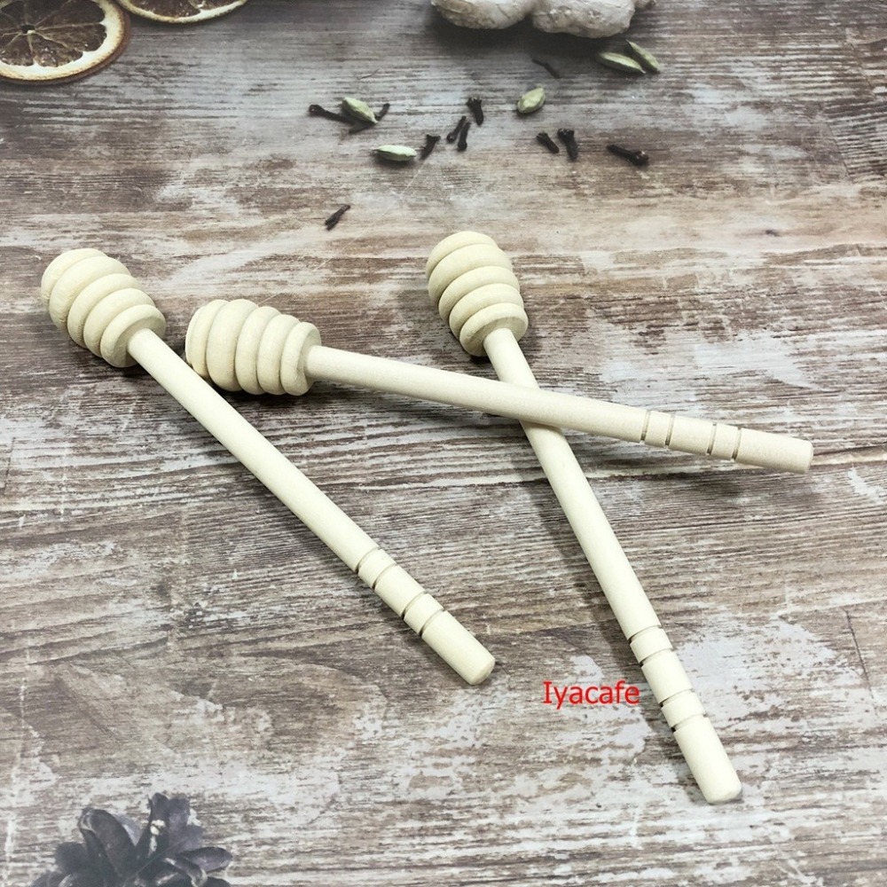 ✨愛鴨咖啡✨蜂蜜攪拌棒 挖蜜棒 取蜜棒 環保無漆木製攪拌棒-細節圖2