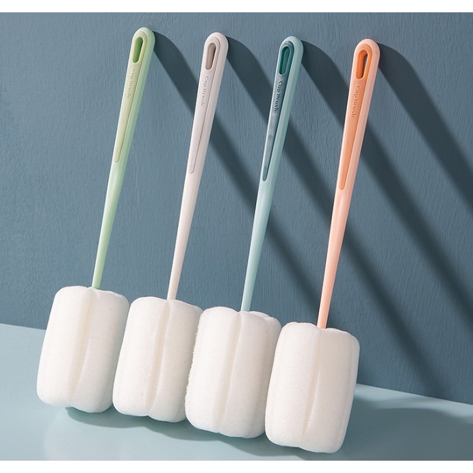 ✨愛鴨咖啡✨海棉洗杯刷 虹吸壺上座清潔刷 海棉刷 可吊掛-細節圖2