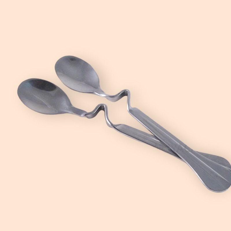 ✨愛鴨咖啡✨不銹鋼 彎湯匙 咖啡匙 茶匙 蛋糕匙 攪拌匙 12cm-細節圖2