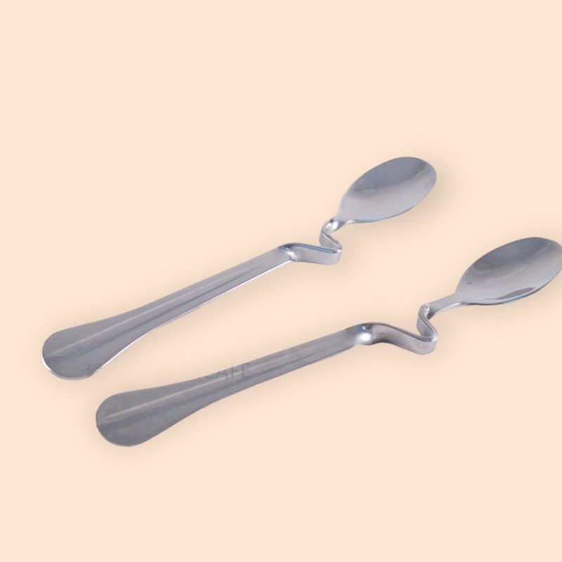 ✨愛鴨咖啡✨不銹鋼 彎湯匙 咖啡匙 茶匙 蛋糕匙 攪拌匙 12cm-細節圖3