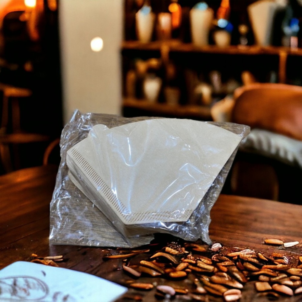 ✨愛鴨咖啡✨V60 無漂白咖啡濾紙 1-2/1-4杯 扇形濾紙 錐形濾紙 手沖咖啡濾紙 梯形濾紙-規格圖4