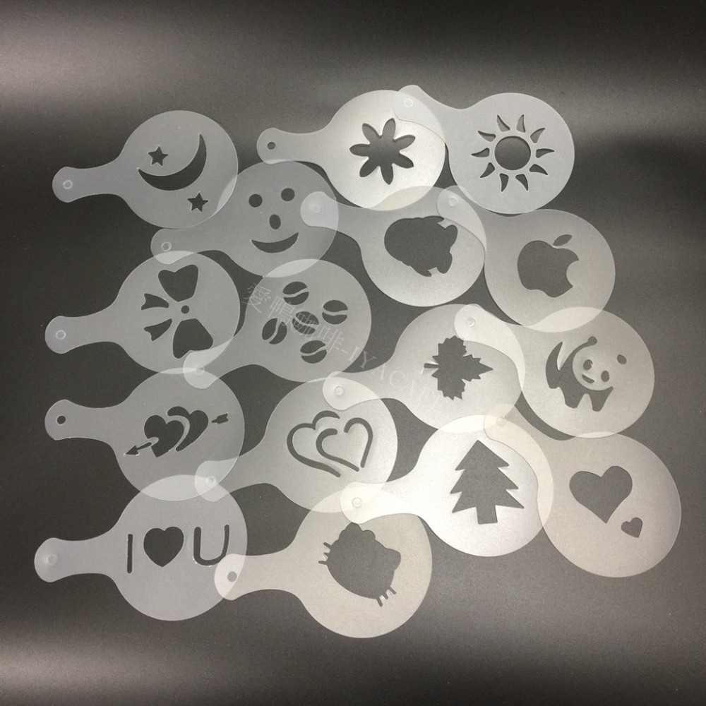 ✨愛鴨咖啡✨花式拉花咖啡模具 咖啡 印花模型 拿鐵 卡布-規格圖2