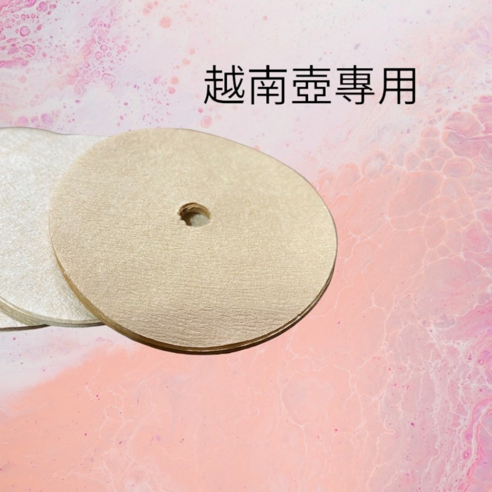 ✨愛鴨咖啡✨3號/6號/9號 丸型 濾紙 無漂白 摩卡壺濾紙 圓形濾紙 越南壺 100入/包-細節圖4