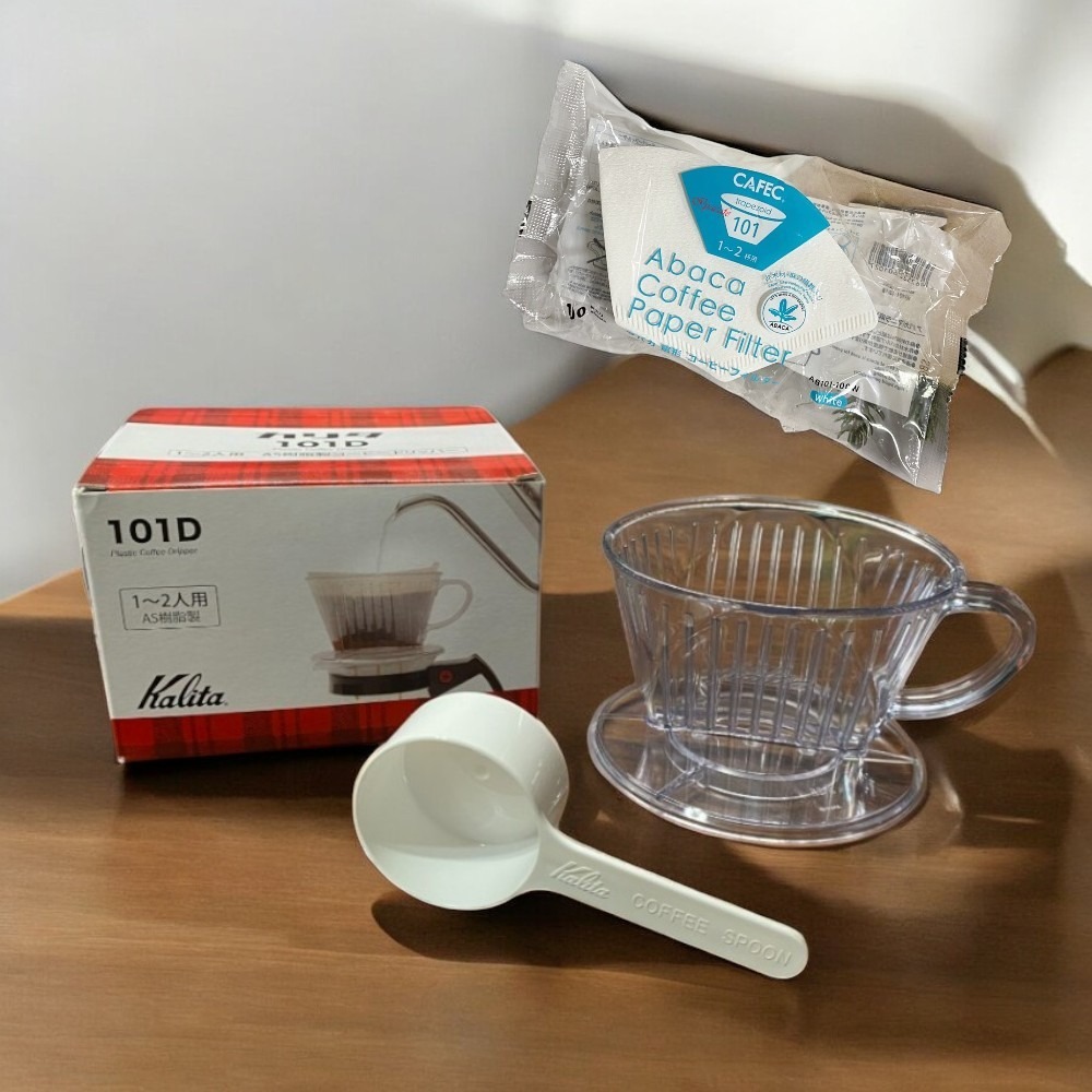 ✨愛鴨咖啡✨日本Kalita 101D AS樹脂濾杯1-2人份 贈咖啡匙-規格圖4