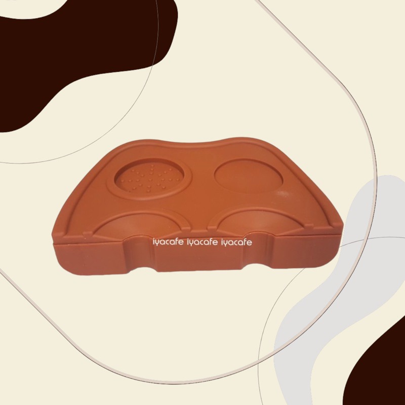 ✨愛鴨咖啡✨雙孔轉角墊 填壓器 填壓座 咖啡墊 壓粉墊 防滑填壓墊-規格圖3