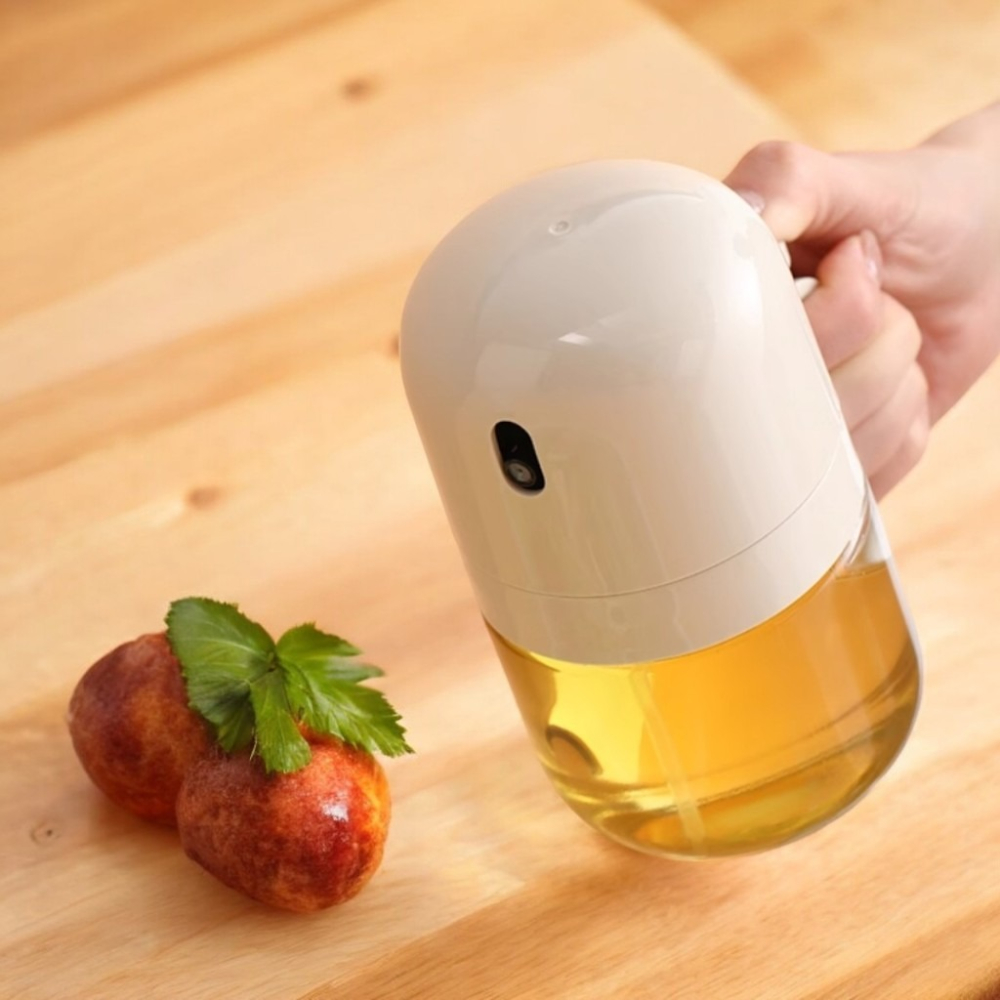 ✨愛鴨咖啡✨噴油壺 防漏油罐 玻璃油罐 生菜沙拉噴油壺 醬油醋調味瓶 橄欖油瓶 300ml-細節圖3