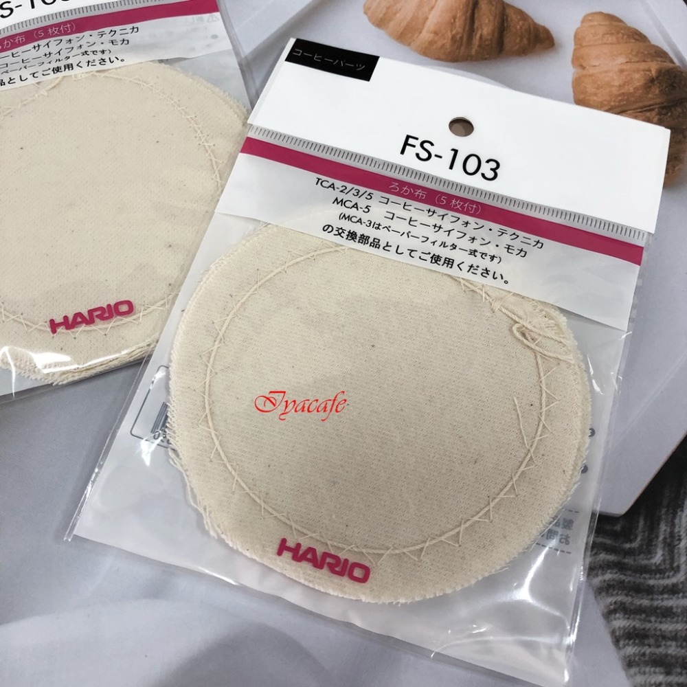✨愛鴨咖啡✨Hario FS-103 虹吸壺 過濾布5片/F-103S過濾器 TCA2 TCA3 TCA5 適用-規格圖6