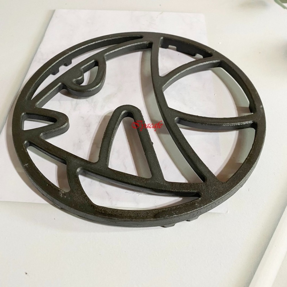 ✨愛鴨咖啡✨鑄鐵瓦斯爐架 摩卡壺爐架 平底鍋爐架-細節圖2