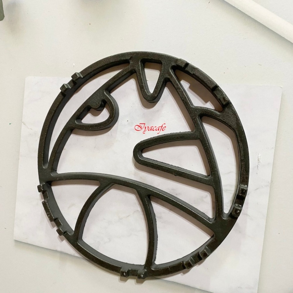 ✨愛鴨咖啡✨鑄鐵瓦斯爐架 摩卡壺爐架 平底鍋爐架-細節圖3