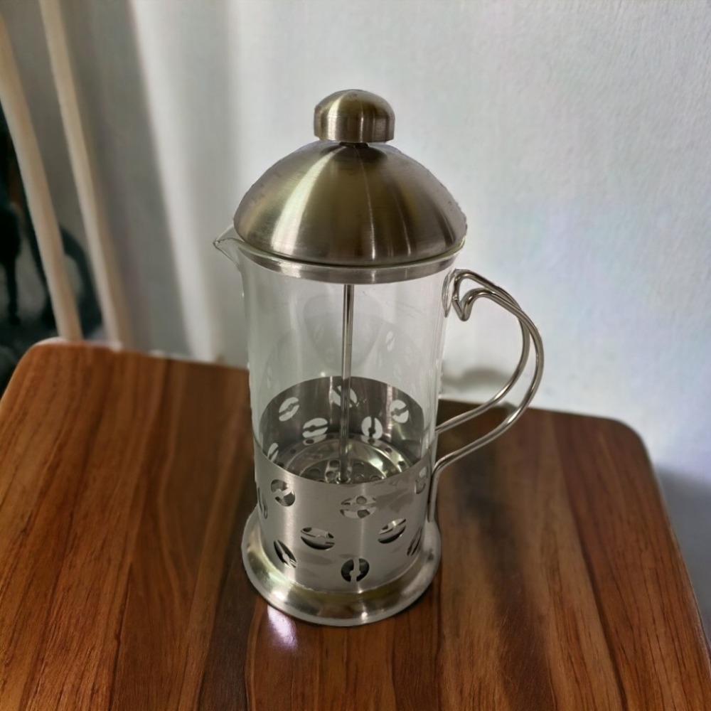 ✨愛鴨咖啡✨耐熱玻璃 法式濾壓壺 350ml 奶泡壺 泡茶壺-規格圖3