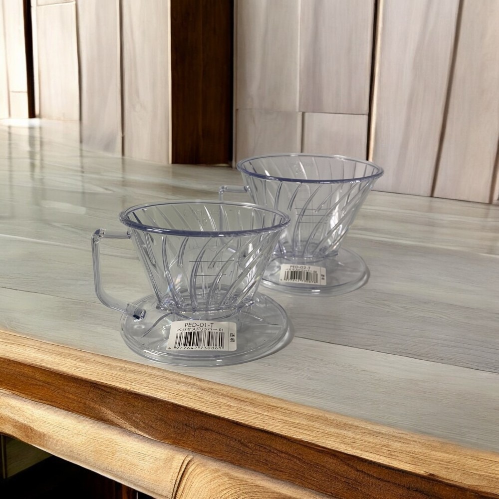 ✨愛鴨咖啡✨HARIO PED-01T PED-02T PED-03T 扇形濾杯 樹脂濾杯-細節圖4