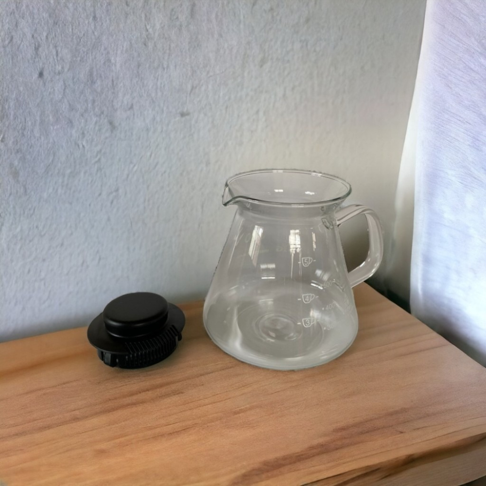 ✨愛鴨咖啡✨台玻 605耐熱花茶壺 玻璃把手 耐熱玻璃壺 花茶壺 承接壺 600cc/360cc-細節圖3