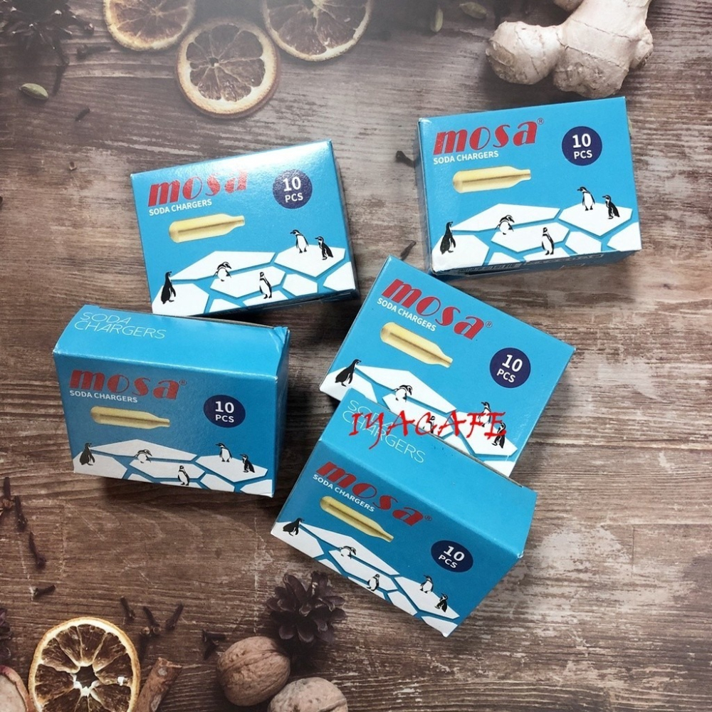 ✨愛鴨咖啡✨MOSA 蘇打槍 CO2 子彈 氣瓶 10顆/盒 SODA SPLASH魔泡瓶 原廠鋼瓶-細節圖3