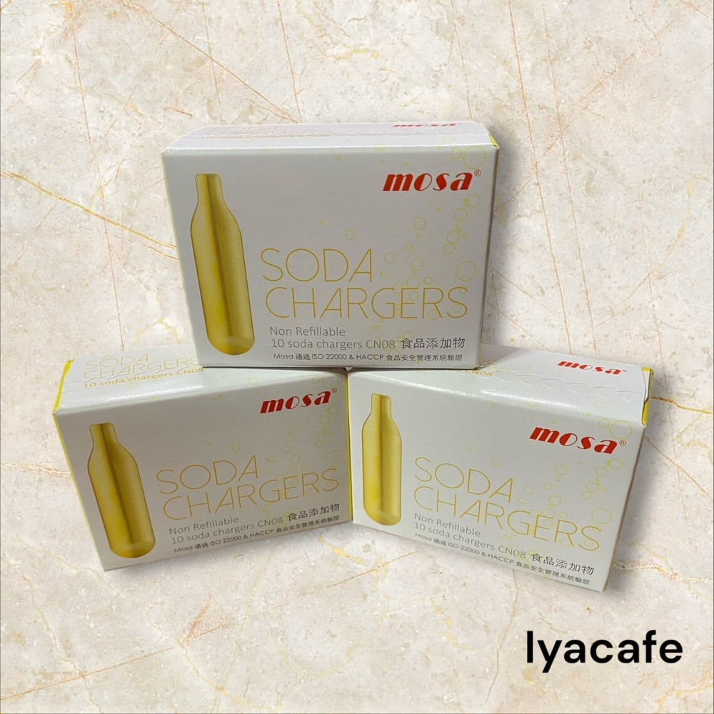 ✨愛鴨咖啡✨MOSA 蘇打槍 CO2 子彈 氣瓶 10顆/盒 SODA SPLASH魔泡瓶 原廠鋼瓶-細節圖4