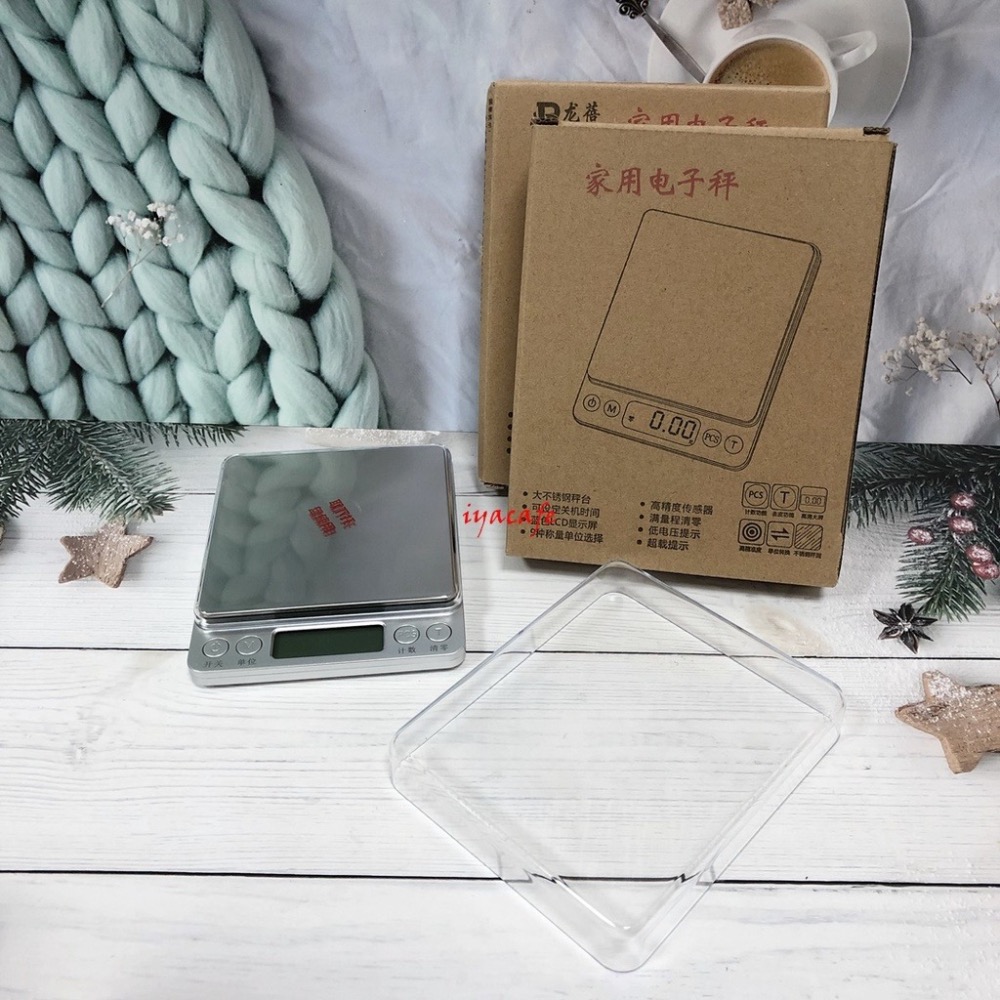 ✨愛鴨咖啡✨廚房電子秤 烘焙食物秤 麵粉秤 0.01g-500g 0.1g-3000g 符合環保署規定 非交易使用-細節圖3