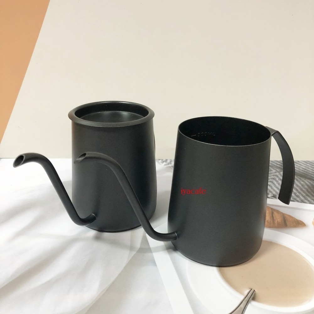 ✨愛鴨咖啡✨極細口 不銹鋼手沖壺 細嘴壺 掛耳手沖壺 附蓋 掛耳手沖壺-細節圖4