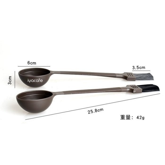 ✨愛鴨咖啡✨咖啡粉清潔刷 小飛馬 小飛鷹 磨豆機 清潔刷 塑料毛刷 咖啡量匙-細節圖4