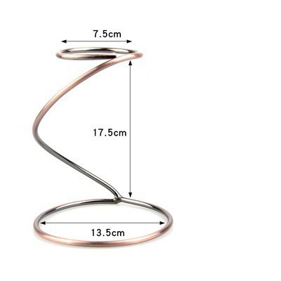 ✨愛鴨咖啡✨V60 濾杯 專用金屬 手沖架 濾杯架/V60 蛇形手沖架 濾杯架 金屬咖啡架-細節圖3