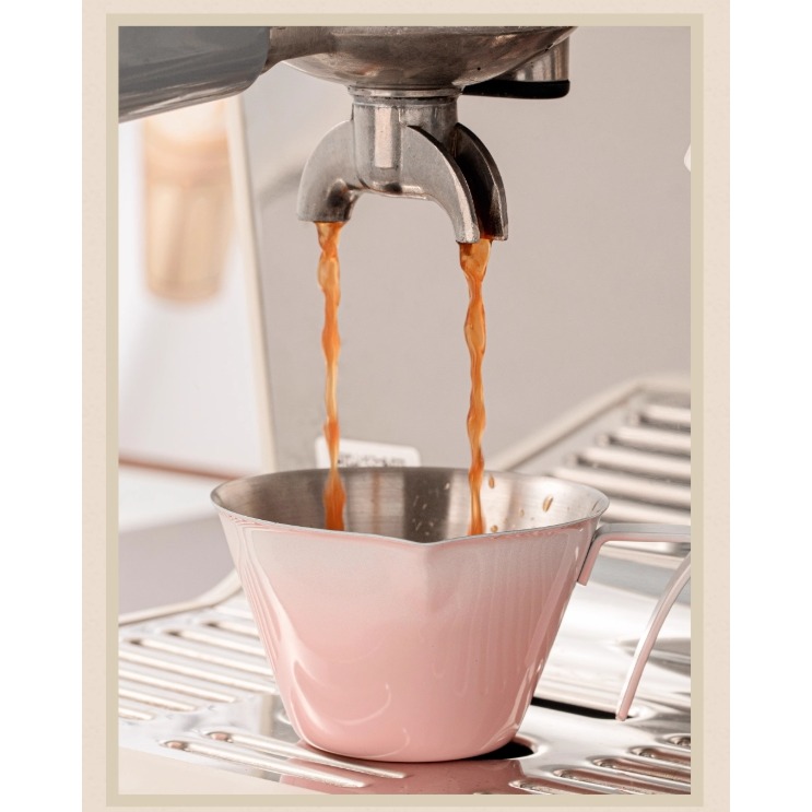 ✨愛鴨咖啡✨304不銹鋼 濃縮咖啡萃取杯 刻度量杯 奶盅 不銹鋼量杯-細節圖5