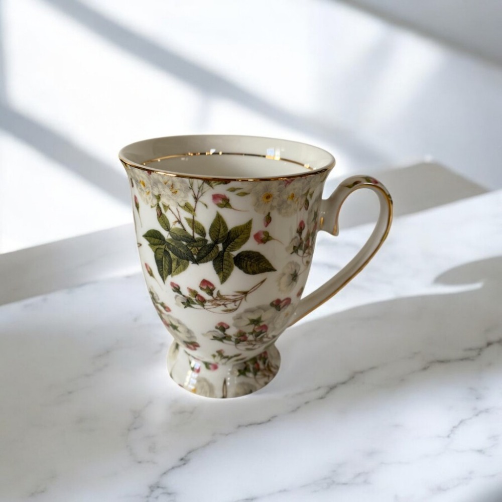 ✨愛鴨咖啡✨巴黎戀人 骨瓷馬克杯 秘密花園 骨瓷馬克杯-規格圖4