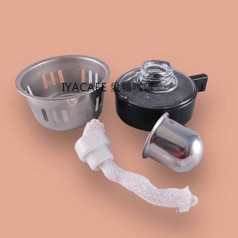 ✨愛鴨咖啡✨酒精燈 含蓋 含防風罩 虹吸壺酒精燈-細節圖2