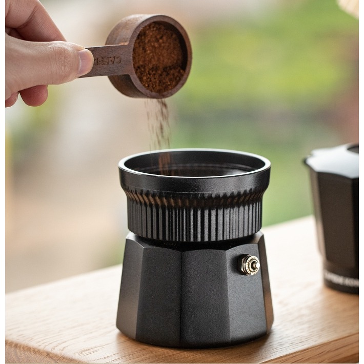 ✨愛鴨咖啡✨CAFEDE KONA摩卡壺 佈粉器 接粉環 填粉器 接粉器-細節圖4