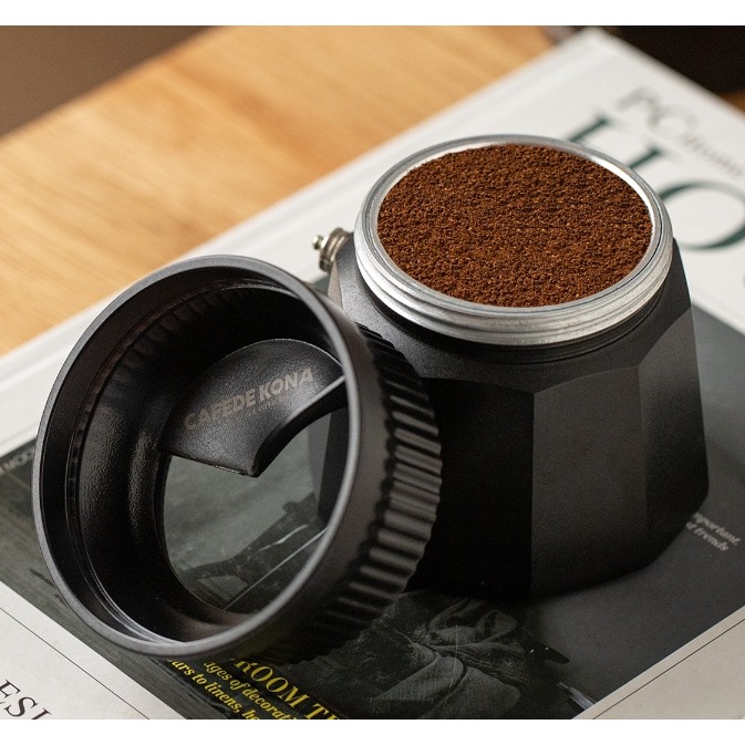 ✨愛鴨咖啡✨CAFEDE KONA摩卡壺 佈粉器 接粉環 填粉器 接粉器-細節圖6
