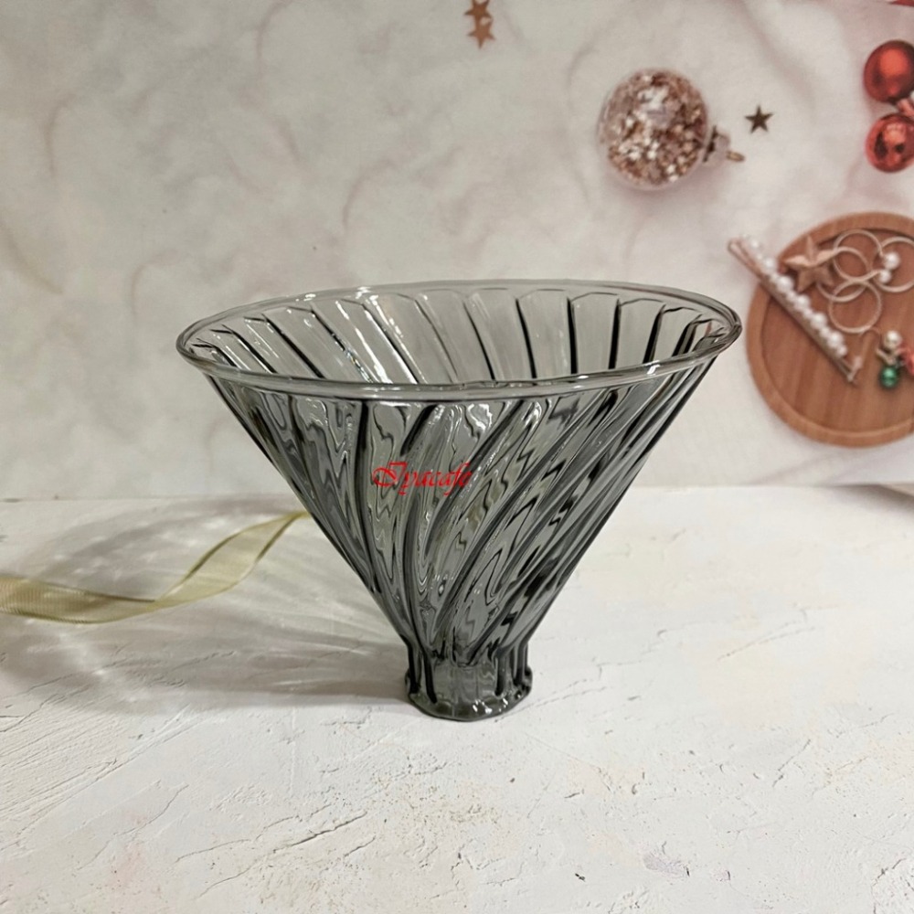 ✨愛鴨咖啡✨黑曜石 手沖滴漏濾杯 玻璃濾杯 錐形濾杯 2-4人份-細節圖3