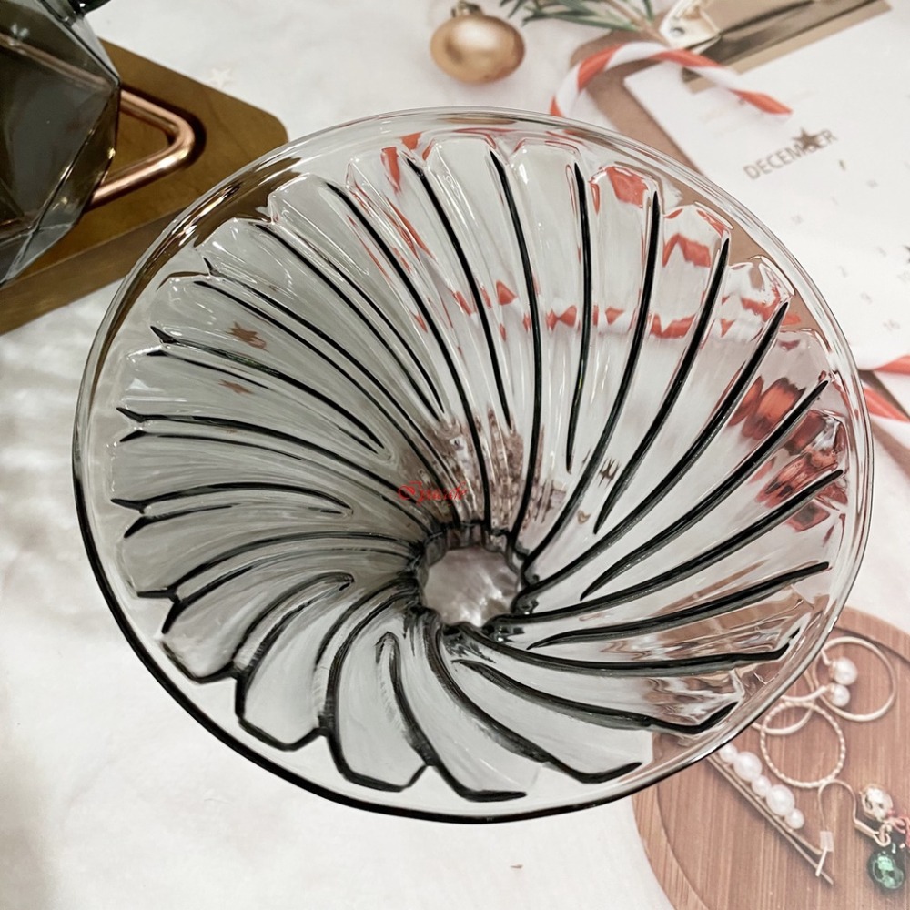 ✨愛鴨咖啡✨黑曜石 手沖滴漏濾杯 玻璃濾杯 錐形濾杯 2-4人份-規格圖5