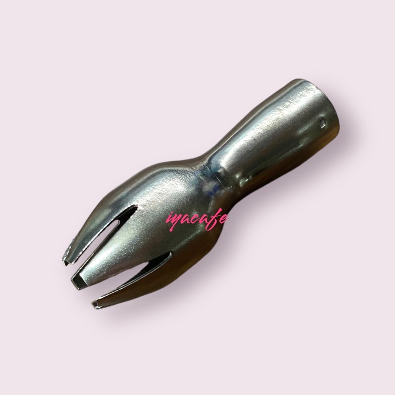 ✨愛鴨咖啡✨MOSA不銹鋼奶油槍 氣彈蓋 尖頭花嘴 鬱金香花嘴 平頭花嘴 接頭-規格圖3