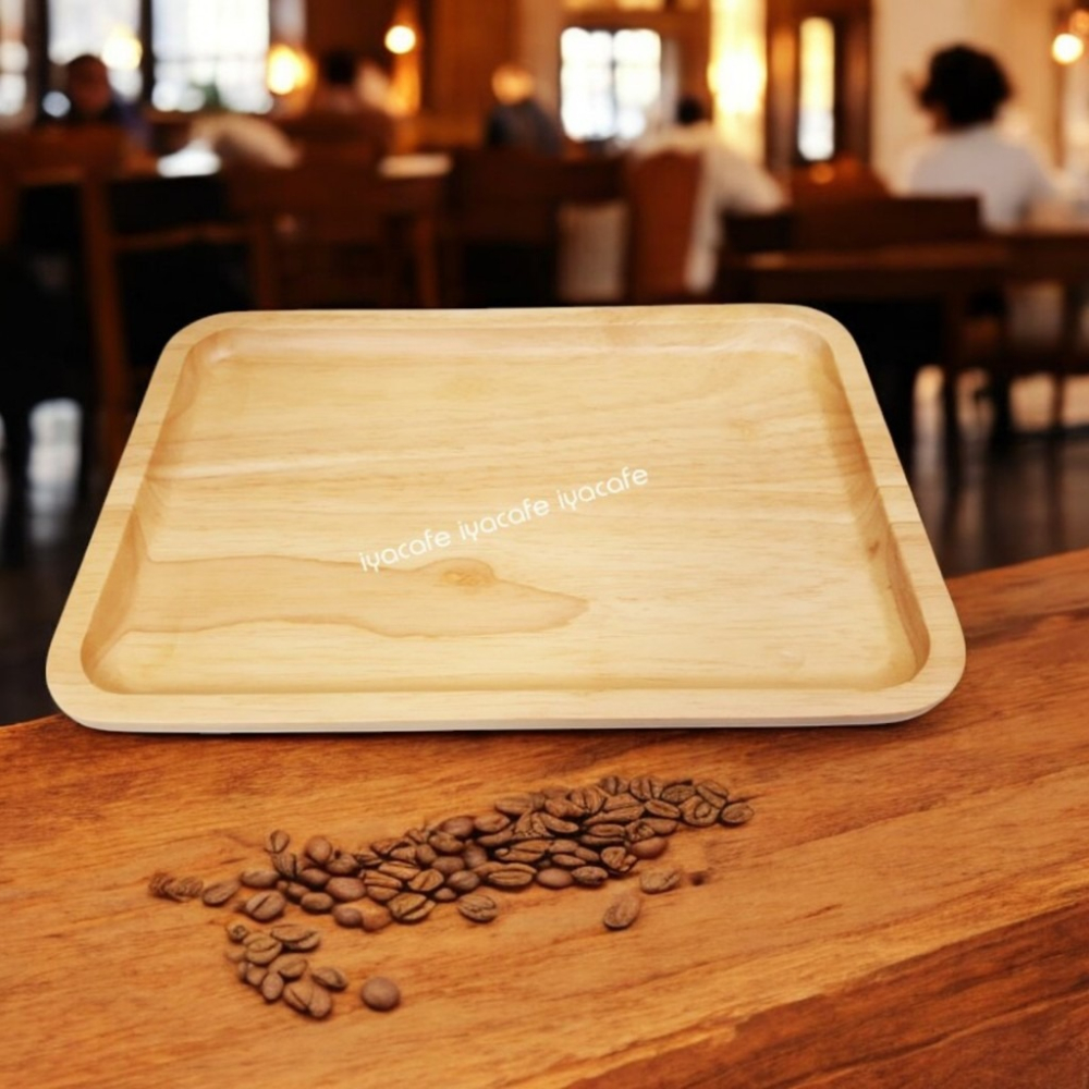 ✨愛鴨咖啡✨早餐盤 木盤 櫸木托盤 無漆托盤 點心盤 下午茶盤-細節圖2