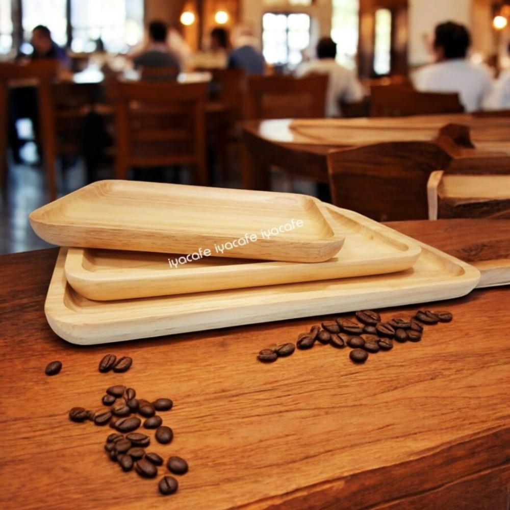 ✨愛鴨咖啡✨早餐盤 木盤 櫸木托盤 無漆托盤 點心盤 下午茶盤-細節圖3