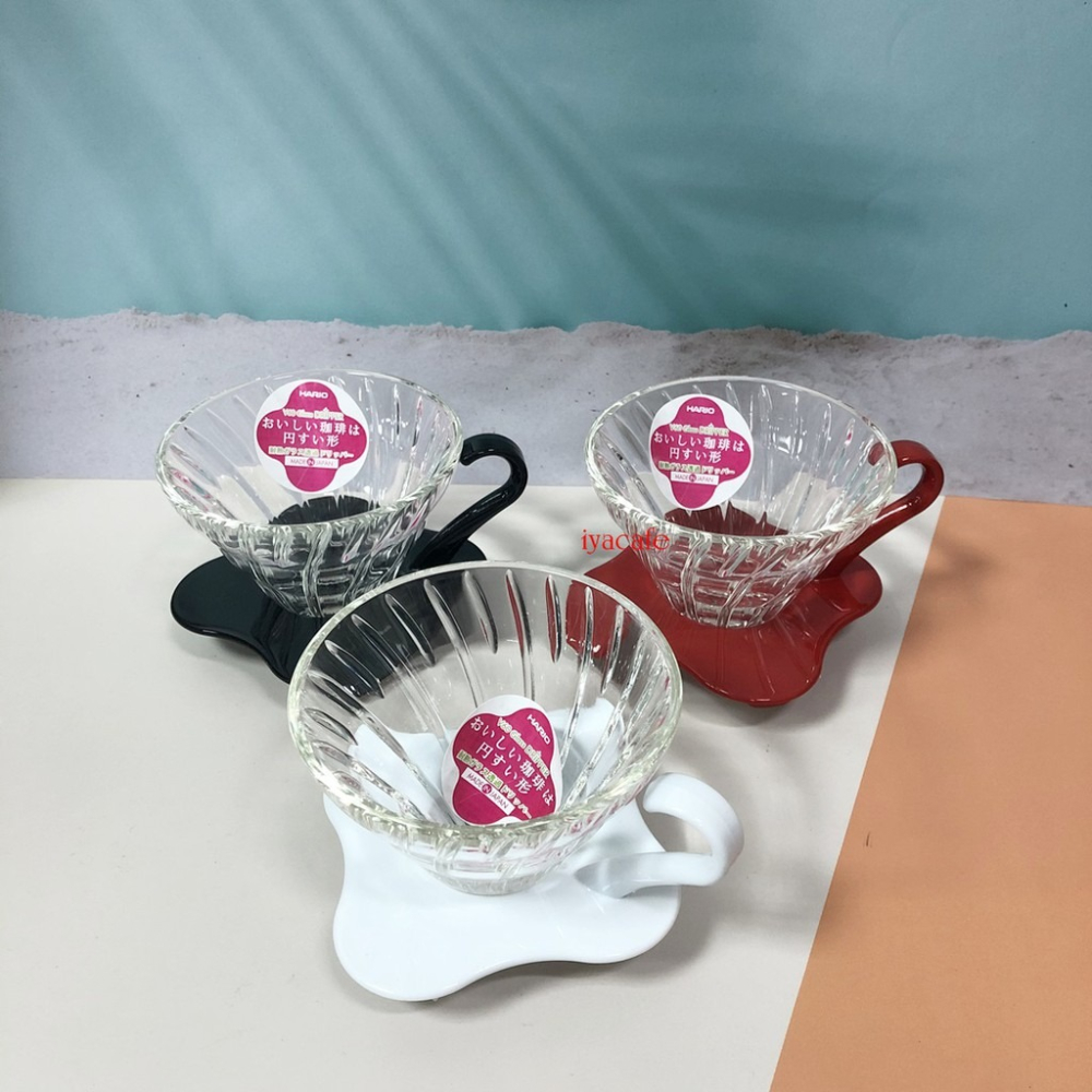 ✨愛鴨咖啡✨Hario VDG-01 VDG-02 玻璃濾杯 1-2/1-4人份 附咖啡匙-細節圖2