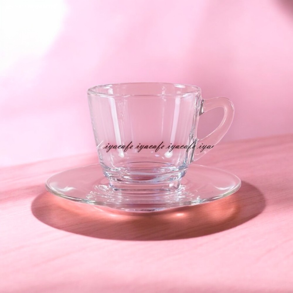 ✨愛鴨咖啡✨BP01641卡布奇諾玻璃杯245cc+BP01671卡布奇諾玻璃杯底盤-細節圖3