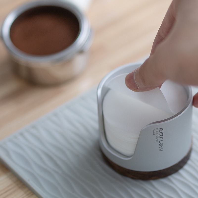 ✨愛鴨咖啡✨AIRFLOW 氣流沖煮師 丸型濾紙收納盒 圓形濾紙 粉碗濾紙盒-細節圖3