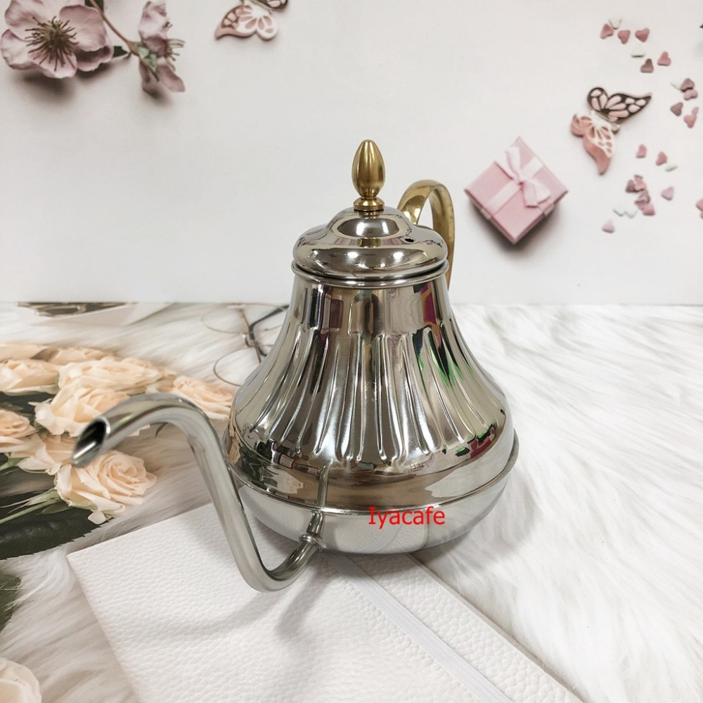 ✨愛鴨咖啡✨GAMMA CAFE開水壺 細口壺 細嘴 手沖壺 宮廷壺 500ml-細節圖2