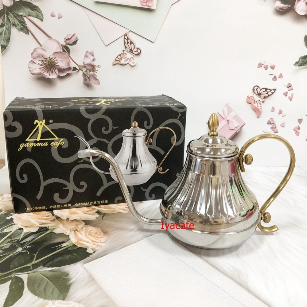 ✨愛鴨咖啡✨GAMMA CAFE開水壺 細口壺 細嘴 手沖壺 宮廷壺 500ml-細節圖3