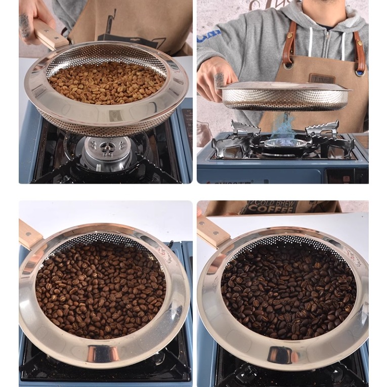 ✨愛鴨咖啡✨銀杏烤網 咖啡豆 烘焙手網 堅果烤網 炒豆網 手網 烘焙網-細節圖5