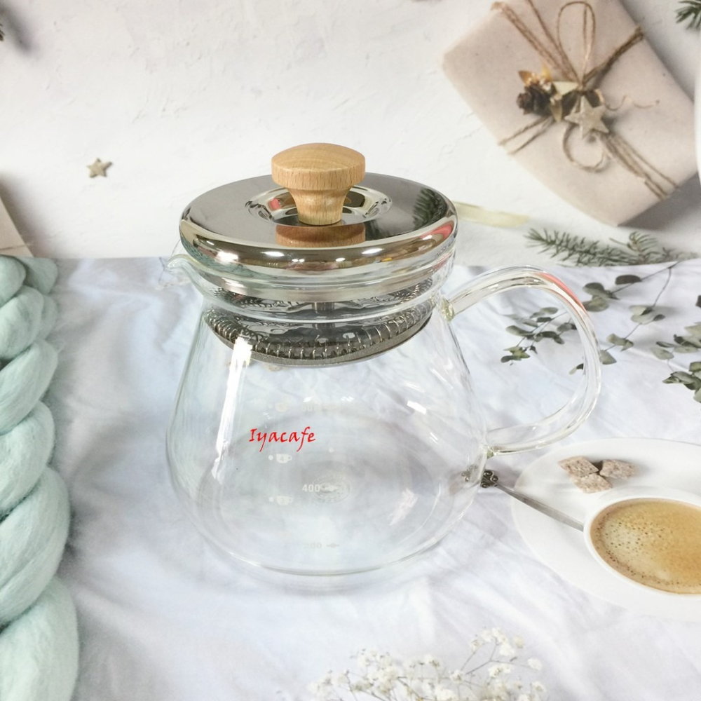 ✨愛鴨咖啡✨福到 開運 耐熱壺 泡茶壺 花茶壺 玻璃壺1000ML-細節圖2