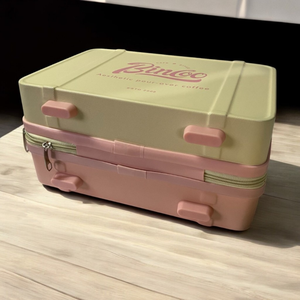 ✨愛鴨咖啡✨手提旅行箱 咖啡器具收纳箱 户外旅遊 摩卡壺 手冲壺 濾杯 手搖磨豆機 露營裝備 收納箱-細節圖4