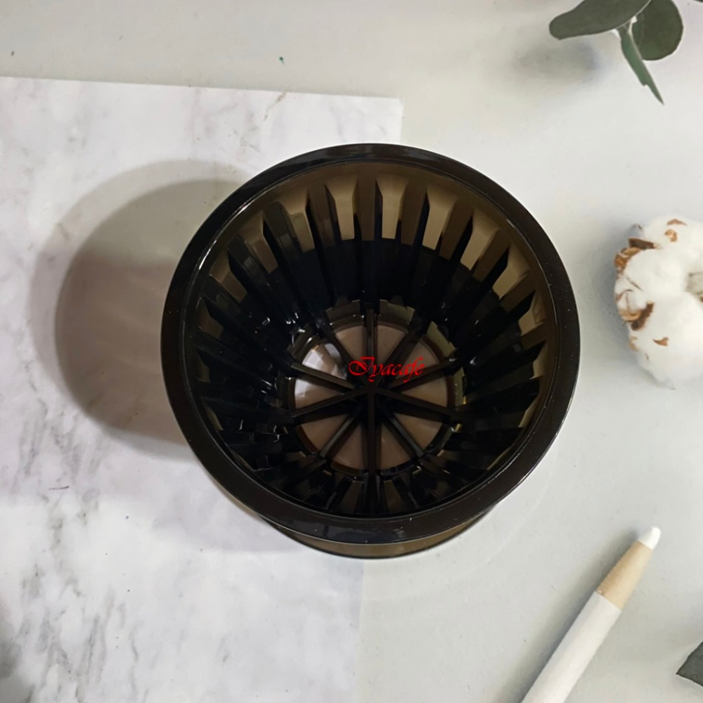 ✨愛鴨咖啡✨泰摩冰瞳咖啡濾杯 B75濾杯 琥珀黑-細節圖2